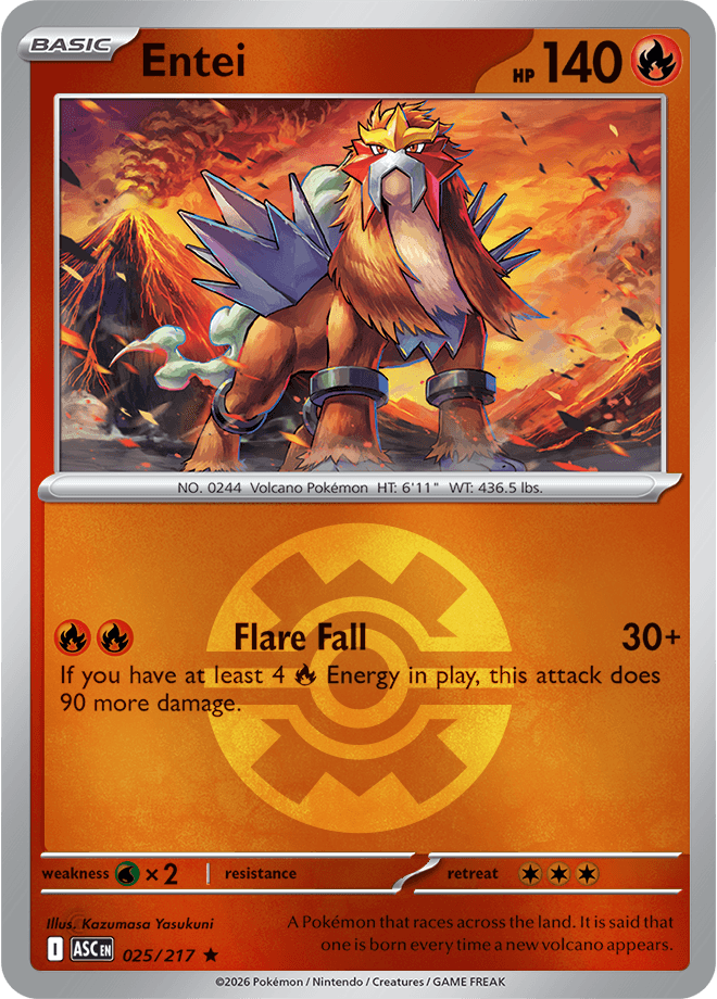 Entei, catalogue front