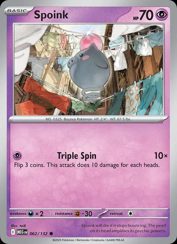 Spoink, catalogue front