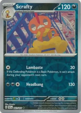 Scrafty, catalogue front
