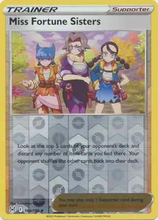 Miss Fortune Sisters, catalogue front