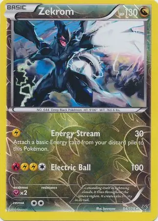 Zekrom, catalogue front