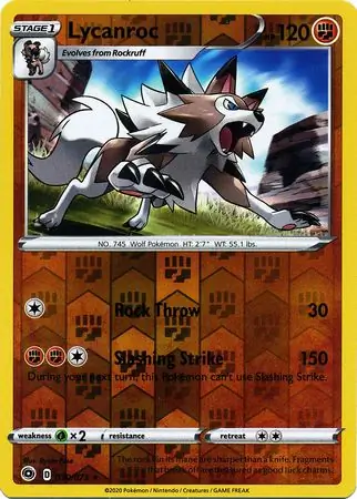 Lycanroc, catalogue front