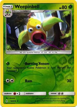 Weepinbell, catalogue front