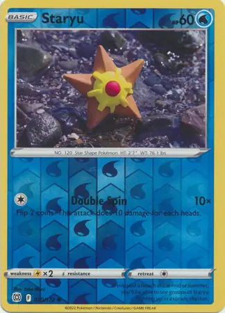 Staryu, catalogue front