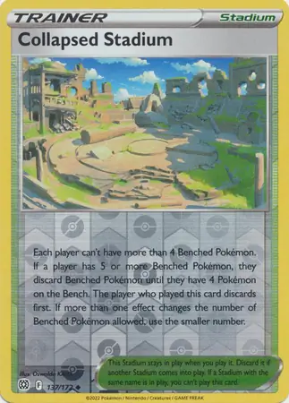 Collapsed Stadium, catalogue front