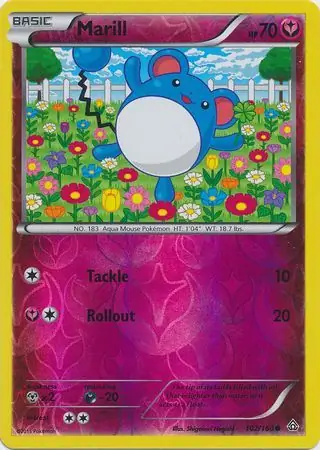 Marill, catalogue front