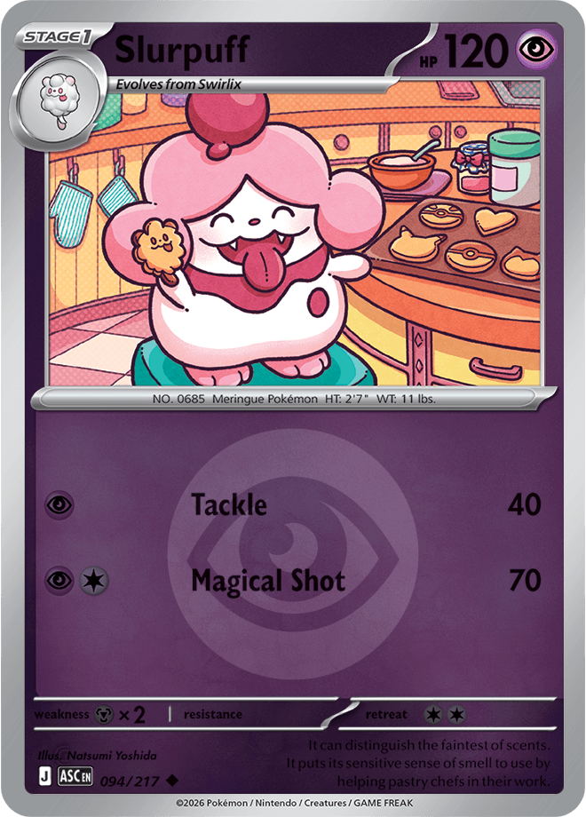 Slurpuff, catalogue front