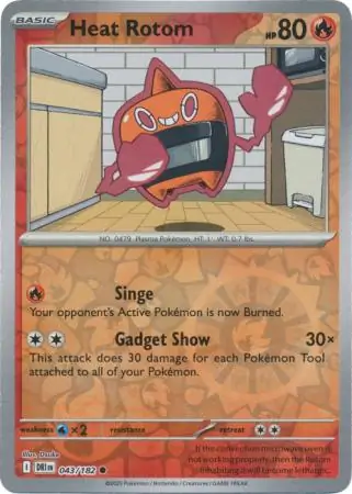 Heat Rotom, catalogue front