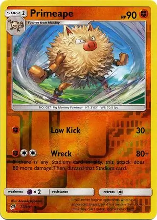 Primeape, catalogue front