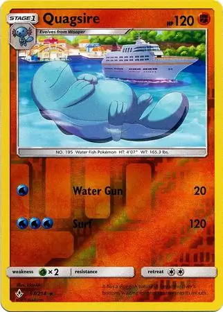 Quagsire, catalogue front