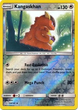 Kangaskhan, catalogue front