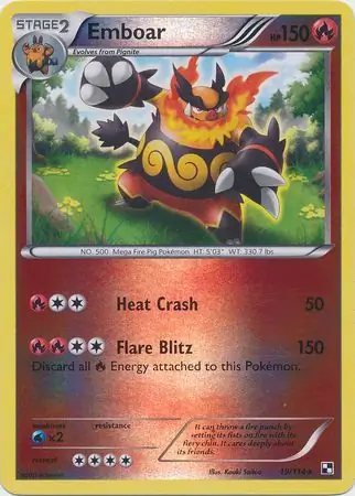 Emboar, catalogue front