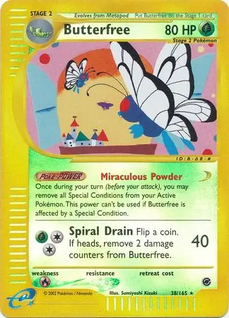 Butterfree, catalogue front