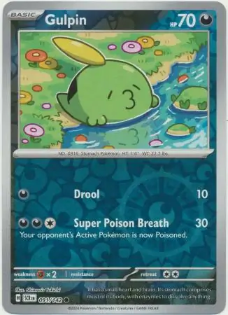 Gulpin, catalogue front