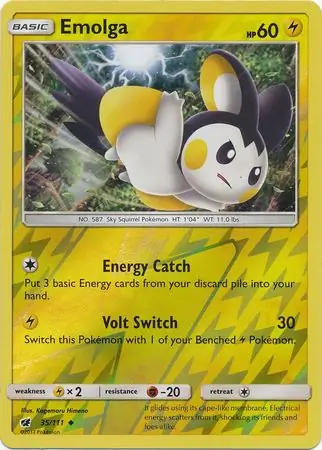 Emolga, catalogue front