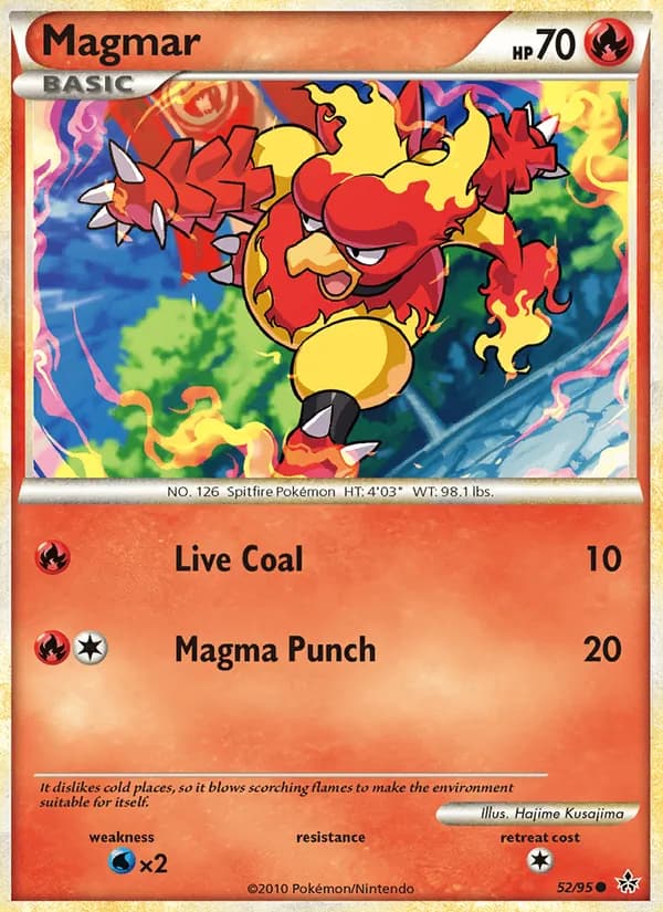 Magmar, catalogue front