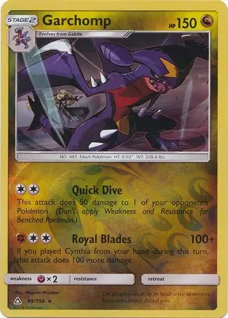 Garchomp, catalogue front