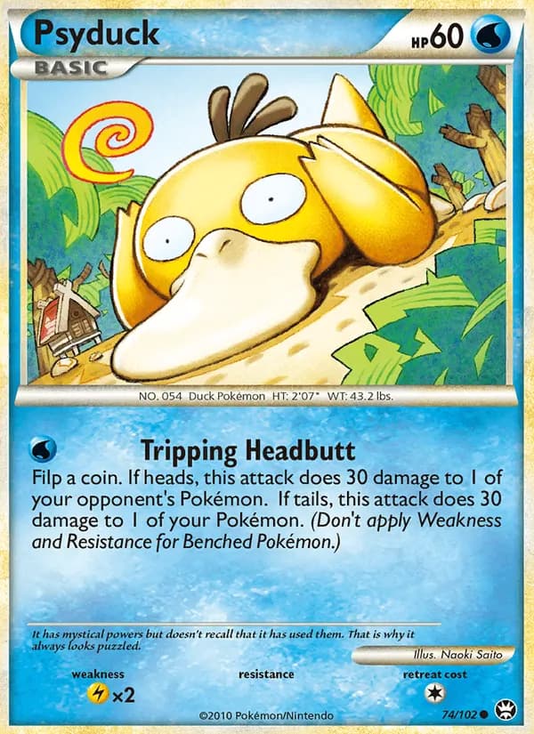 Psyduck, catalogue front