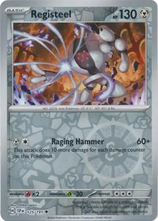 Registeel, catalogue front