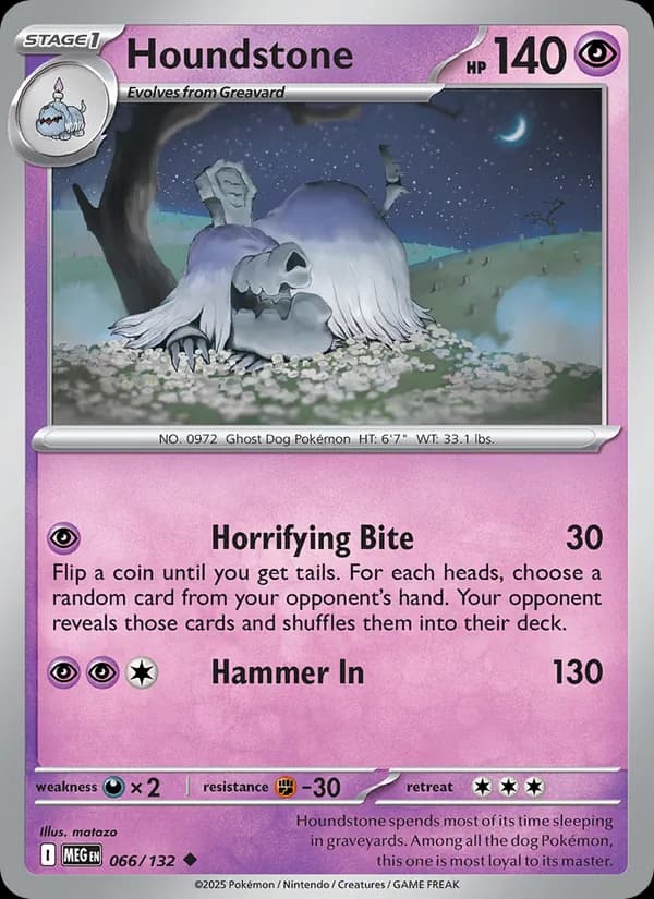 Houndstone, catalogue front