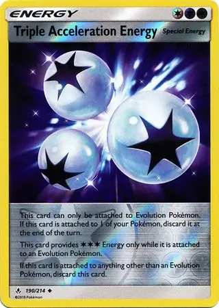 Triple Acceleration Energy, catalogue front