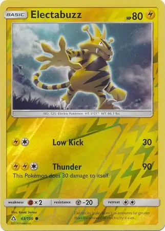 Electabuzz, catalogue front