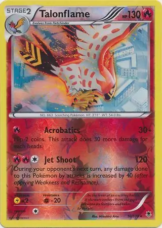 Talonflame, catalogue front