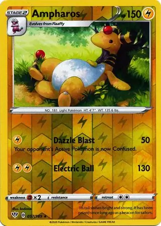 Ampharos, catalogue front