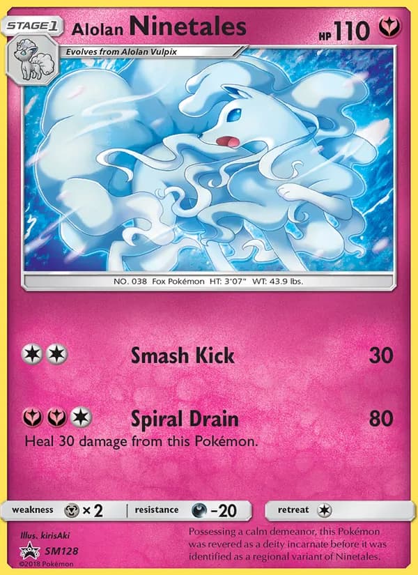 Alolan Ninetales, catalogue front