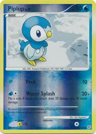 Piplup, catalogue front