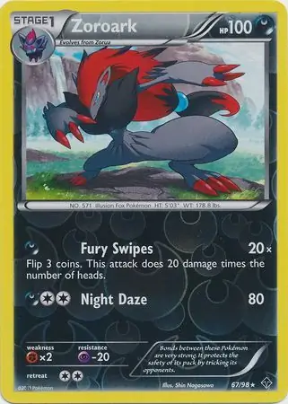 Zoroark, catalogue front