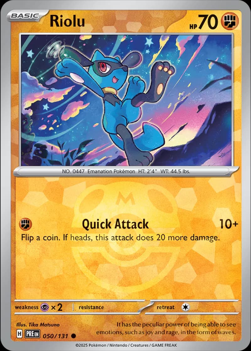 Riolu, catalogue front