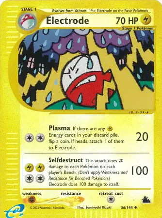 Electrode, catalogue front