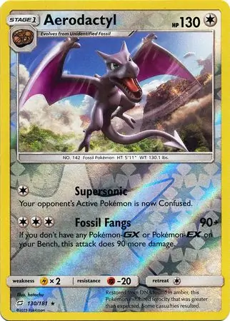 Aerodactyl, catalogue front