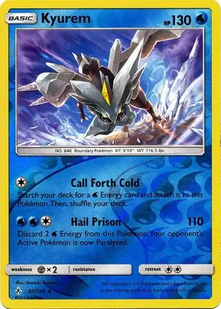 Kyurem, catalogue front