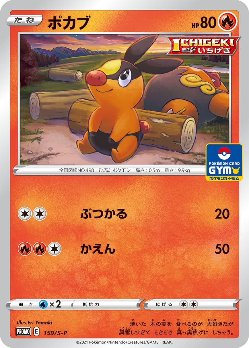 Tepig, catalogue front
