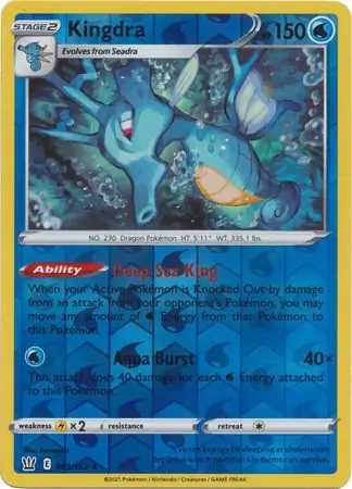 Kingdra, catalogue front