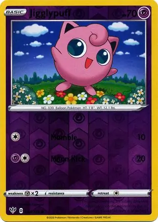 Jigglypuff, catalogue front