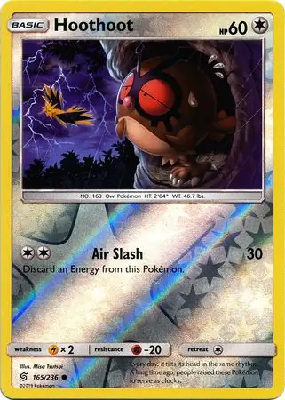 Hoothoot, catalogue front