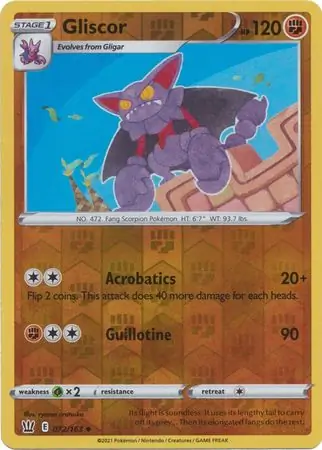 Gliscor, catalogue front