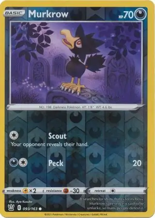 Murkrow, catalogue front