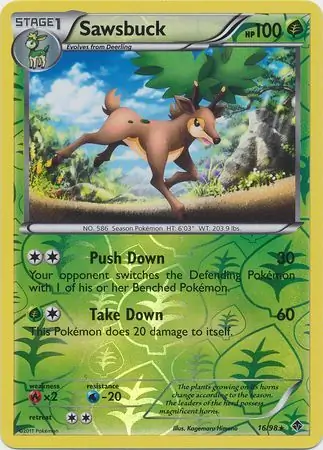 Sawsbuck, catalogue front