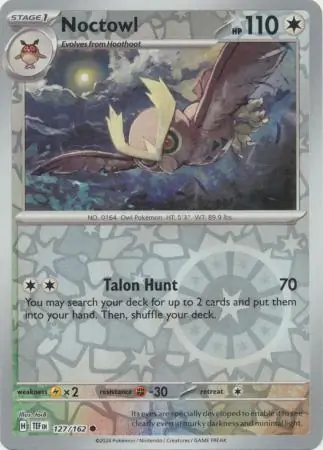 Noctowl, catalogue front