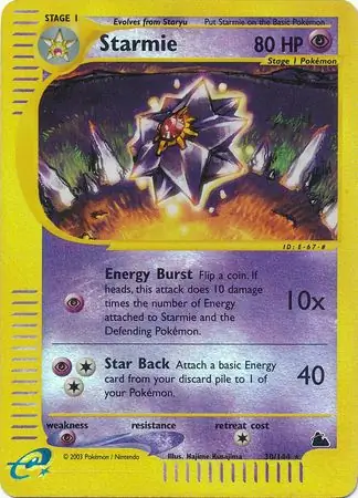 Starmie, catalogue front