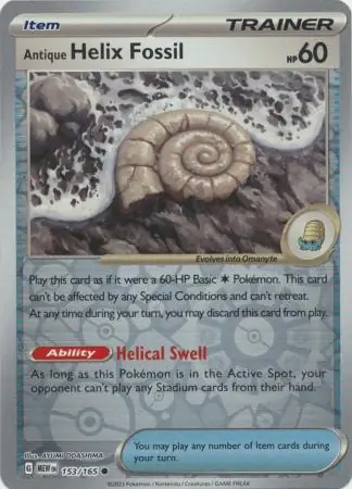 Antique Helix Fossil, catalogue front