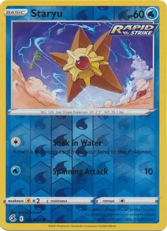 Staryu, catalogue front