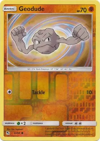 Geodude, catalogue front