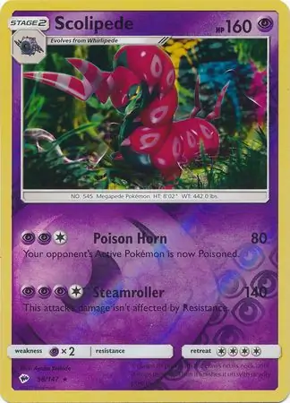 Scolipede, catalogue front