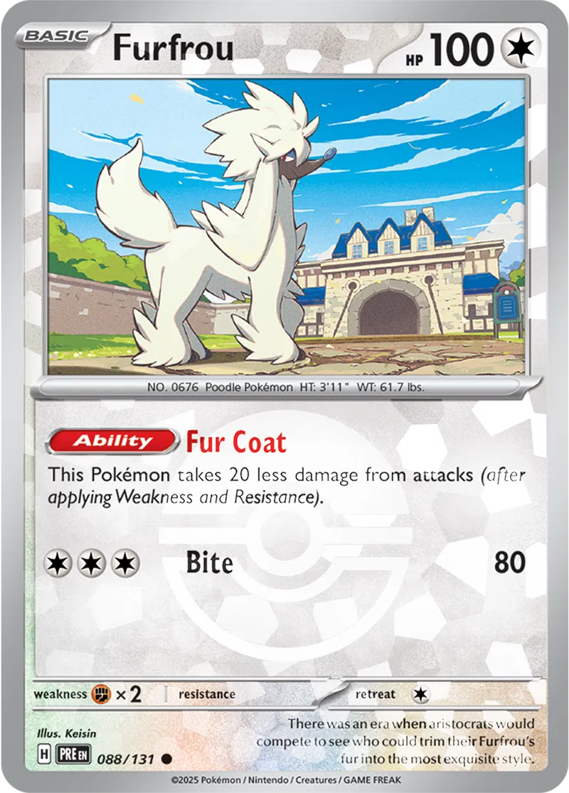 Furfrou, catalogue front