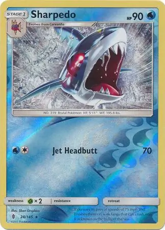 Sharpedo, catalogue front